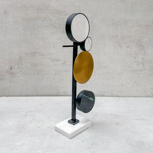 Linetti Marble and Metal Sculpture - Home Artisan