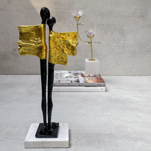 Aton and Edris Metal Sculpture - Home Artisan