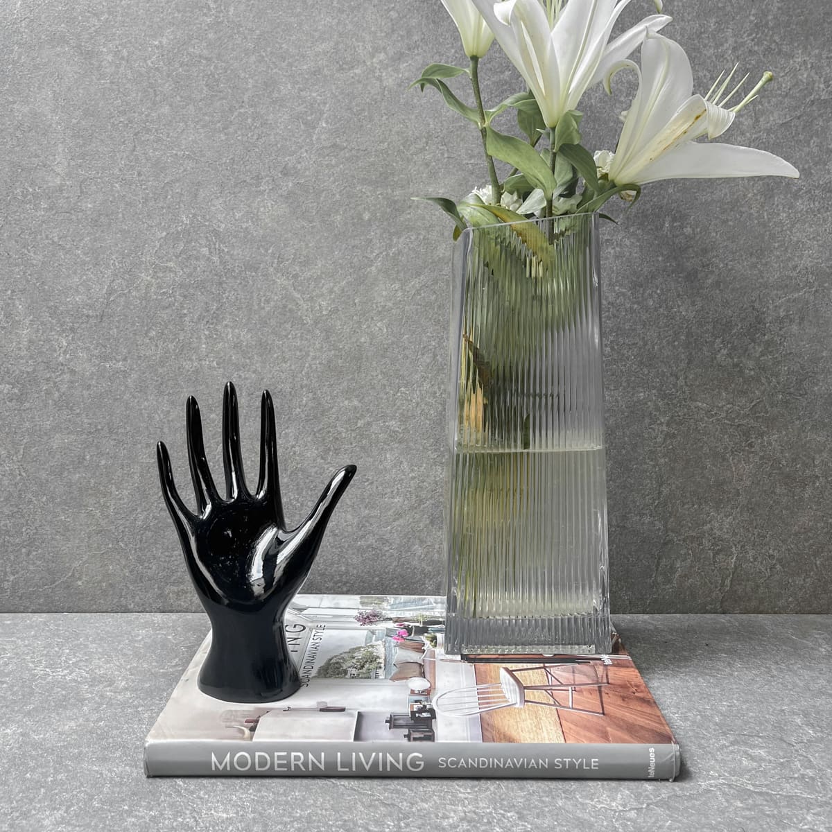 The Black Hand Sculpture - Home Artisan