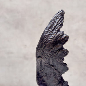 Flight of Dreams Black Metal Sculpture - Home Artisan