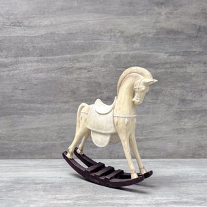 Classic Rocking Horse Sculpture - Home Artisan