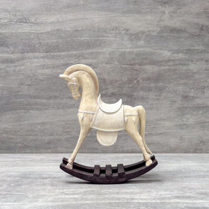 Classic Rocking Horse Sculpture - Home Artisan