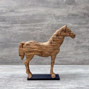 Rustic Horse Sculpture - Home Artisan