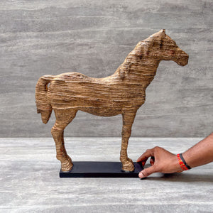 Rustic Horse Sculpture - Home Artisan