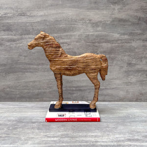 Rustic Horse Sculpture - Home Artisan