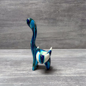 Abstract Multicolour Cat Figurine - Home Artisan