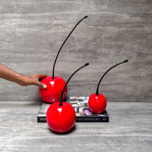 Cherry Table Accents – Set of 3 - Home Artisan