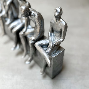 Five Wise Men in Contemplation Sculpture - Home Artisan