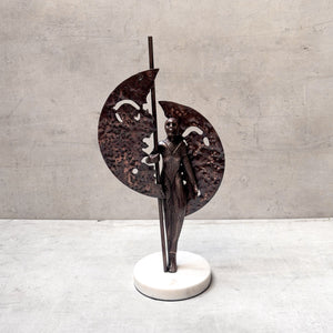 Celestial Guardian Metal Sculpture - Home Artisan