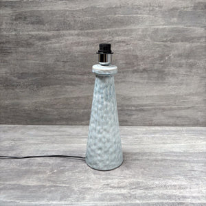 Speckled Blue Ceramic Table Lamp - Home Artisan