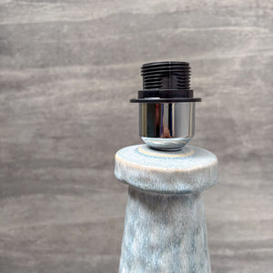 Speckled Blue Ceramic Table Lamp - Home Artisan