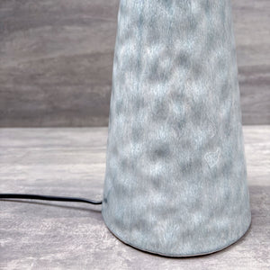 Speckled Blue Ceramic Table Lamp - Home Artisan