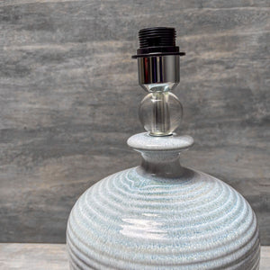 Celadon Blue Pottery Ceramic Table Lamp - Home Artisan