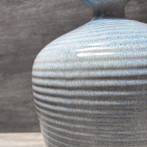 Celadon Blue Pottery Ceramic Table Lamp - Home Artisan