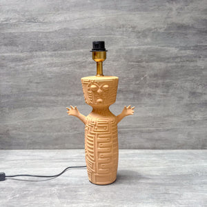 Tribal Totem Terracotta Lamp - Home Artisan