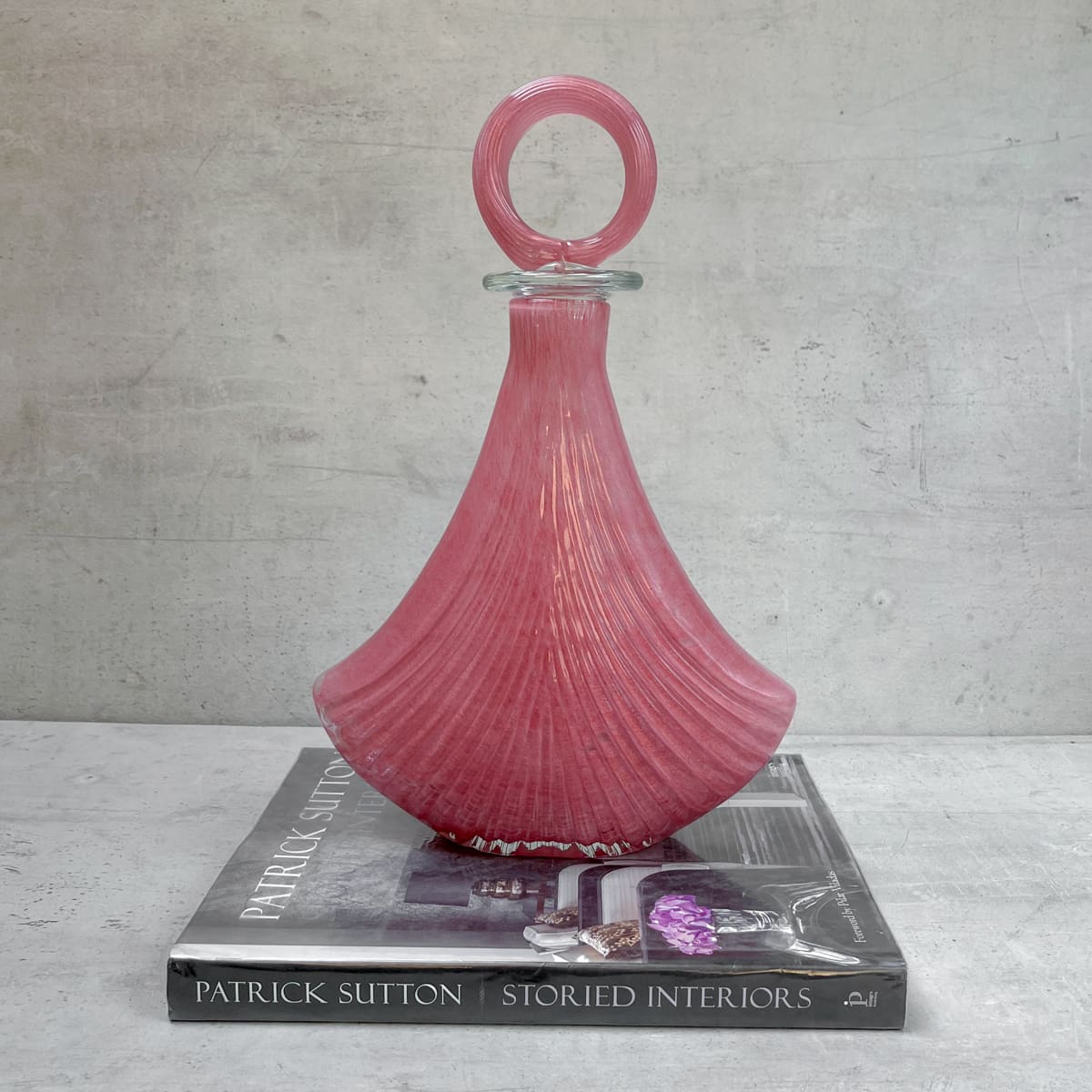 Hayden Pink Opulent Glass Vase - Home Artisan