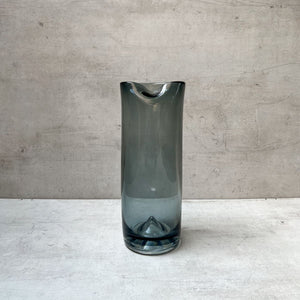 Winnet Smoky Grey Opulent Glass Vase - Home Artisan