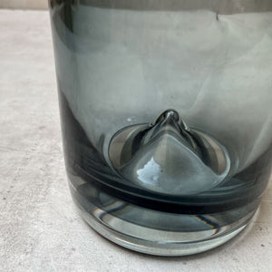 Winnet Smoky Grey Opulent Glass Vase - Home Artisan