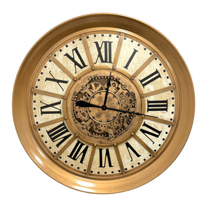 Castiel Vintage Metal Wall Clock (40 inches)