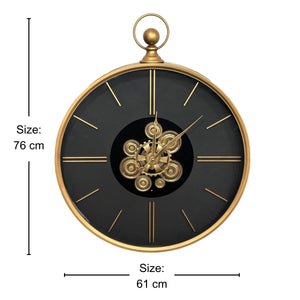 Astoria Modern Metal Wall Clock (24 inches)