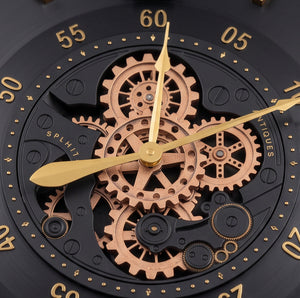 Nero Black Metal Wall Clock - Home Artisan