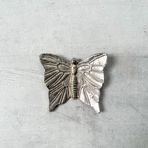 Cassandra Metal Butterfly Wall Sculpture (Silver) - Set of 2 - Home Artisan