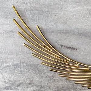 Graceful Flying Cranes Metal Wall Sculpture (Set of 6)