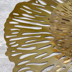 Golden Filigree Petal Wall Decor (Set of 2)