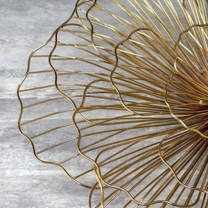 Ornate Golden Burst Wall Decor (Set of 3)