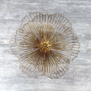 Ornate Golden Burst Wall Decor (Set of 3)