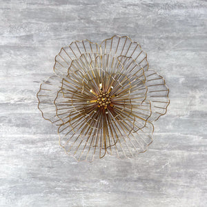 Ornate Golden Burst Wall Decor (Set of 3)