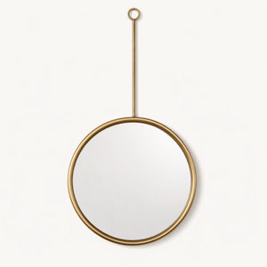 Aurelia Round Hanging Wall Mirror (Large) - Home Artisan