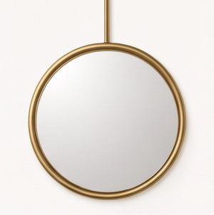 Aurelia Round Hanging Wall Mirror (Small) - Home Artisan