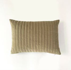 Eden Striped Sand Oblong Cushion Cover by Sanctuary Living - Home Artisan