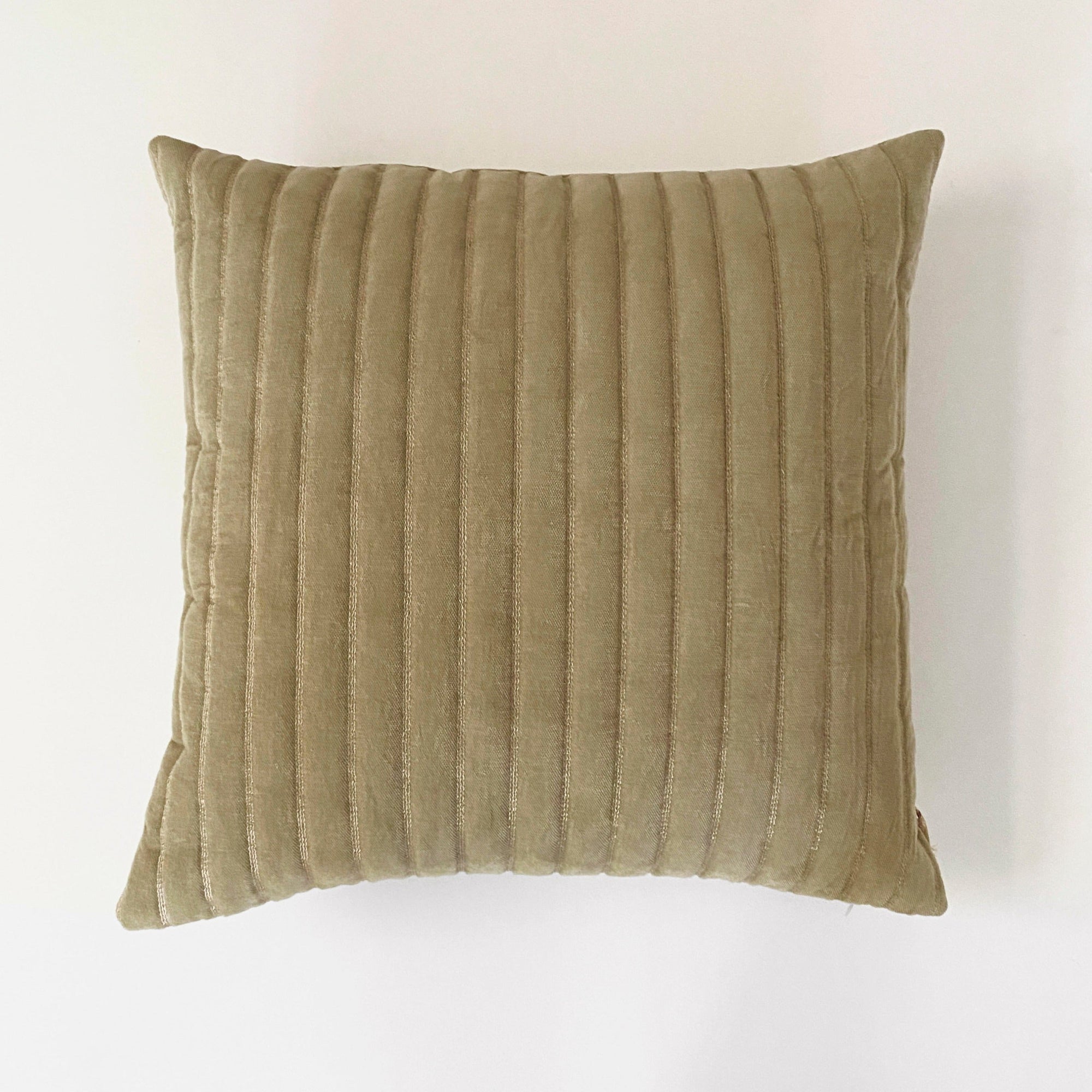 Eden Striped Sand Cushion Cover by Sanctuary Living - Home Artisan