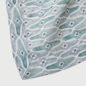 Mosaic Blue Table Cover (6 seater) by Sanctuary Living - Home Artisan