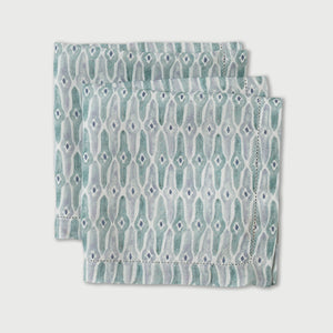 Mosaic Blue Table Napkin (Set of 2) by Sanctuary Living - Home Artisan