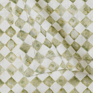 Checker Green Table Mat (Set of 2) by Sanctuary Living - Home Artisan