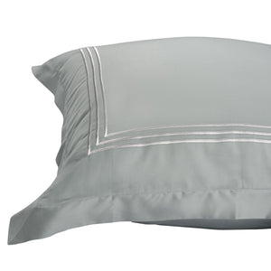 Parallel Frosty Green Euro Sham by Veda Homes - Home Artisan