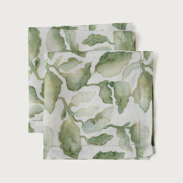 Cascade Green Table Napkin (Set of 2) by Sanctuary Living - Home Artisan