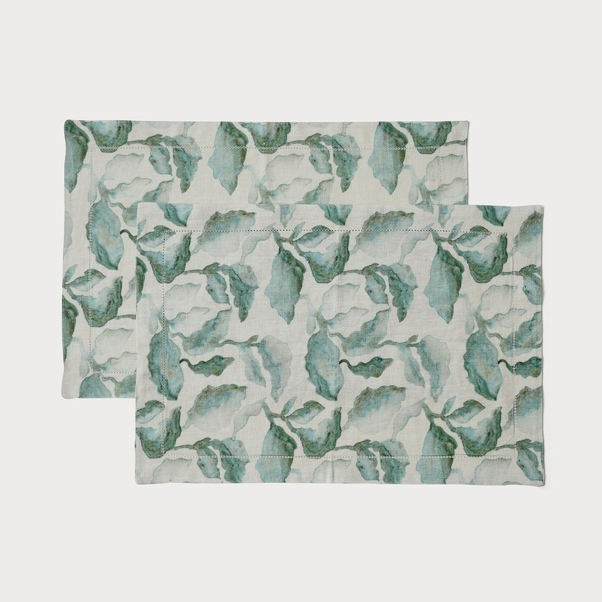 Cascade Teal Table Mat (Set of 2) by Sanctuary Living - Home Artisan