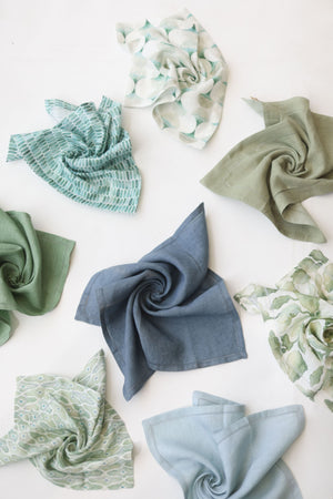 Fern Linen Table Napkin (Set of 2) by Sanctuary Living - Home Artisan