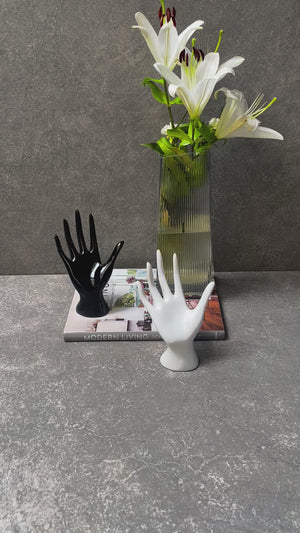 The Black Hand Sculpture