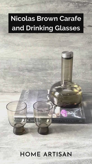 Nicolas Brown Drinking Glass (Set of 2)