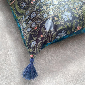 Blue and Green Printed Cushion Cover by Tapestry