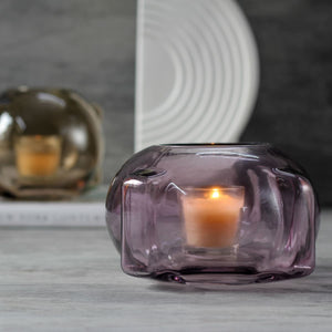 Sigurd Plum Candle Holder