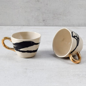 Catalina Brushstrokes Handmade Ceramic Cup