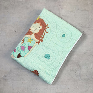 Perdita Mermaid Patchwork Quilt by The Merry Maison