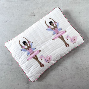 Nerina Ballerina Hand Block Print Cotton Quilt Set