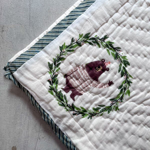 Theodore Hand Block Print Cotton Quilt Set